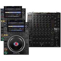 Pioneer CDJ-3000 & DJM-V10 Package
